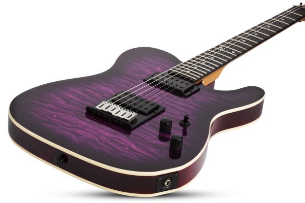 Schecter Pt Pro-Ebony Trans Purple Burst
