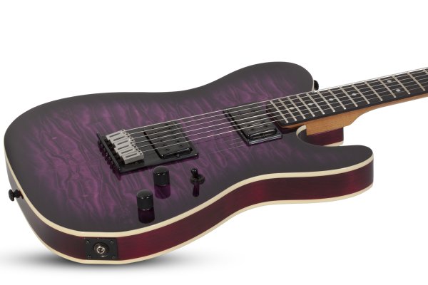 Schecter Pt Pro-Ebony Trans Purple Burst