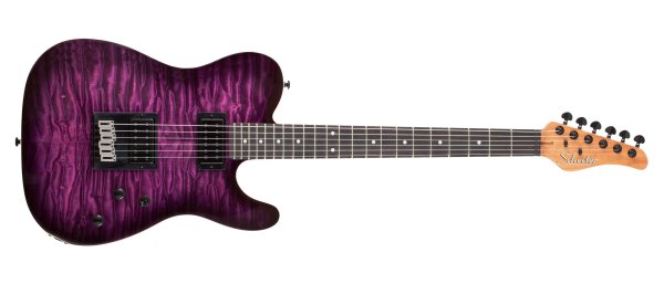 Schecter Pt Pro-Ebony Trans Purple Burst