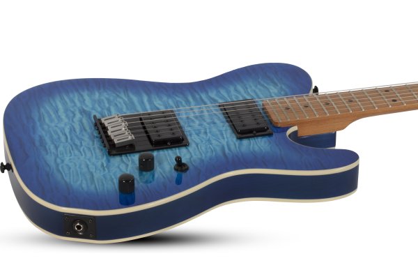 Schecter Pt Pro-Maple Trans Blue Burst