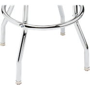 Fender Fender Blackout Backrest Barstool with Embossed Logo, 30"