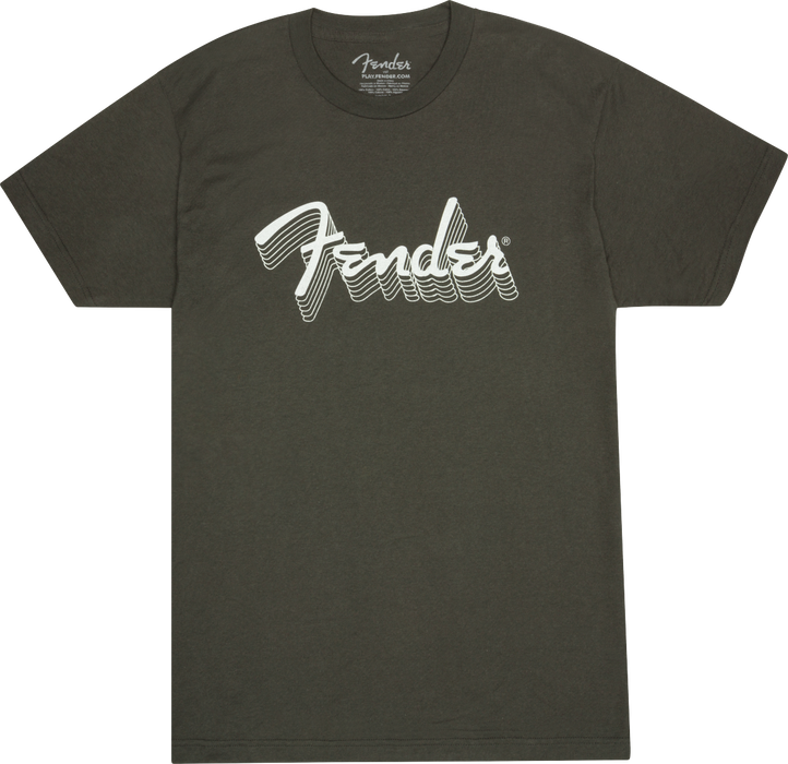 Fender Fender Reflective Ink T-Shirt, Charcoal, XXL