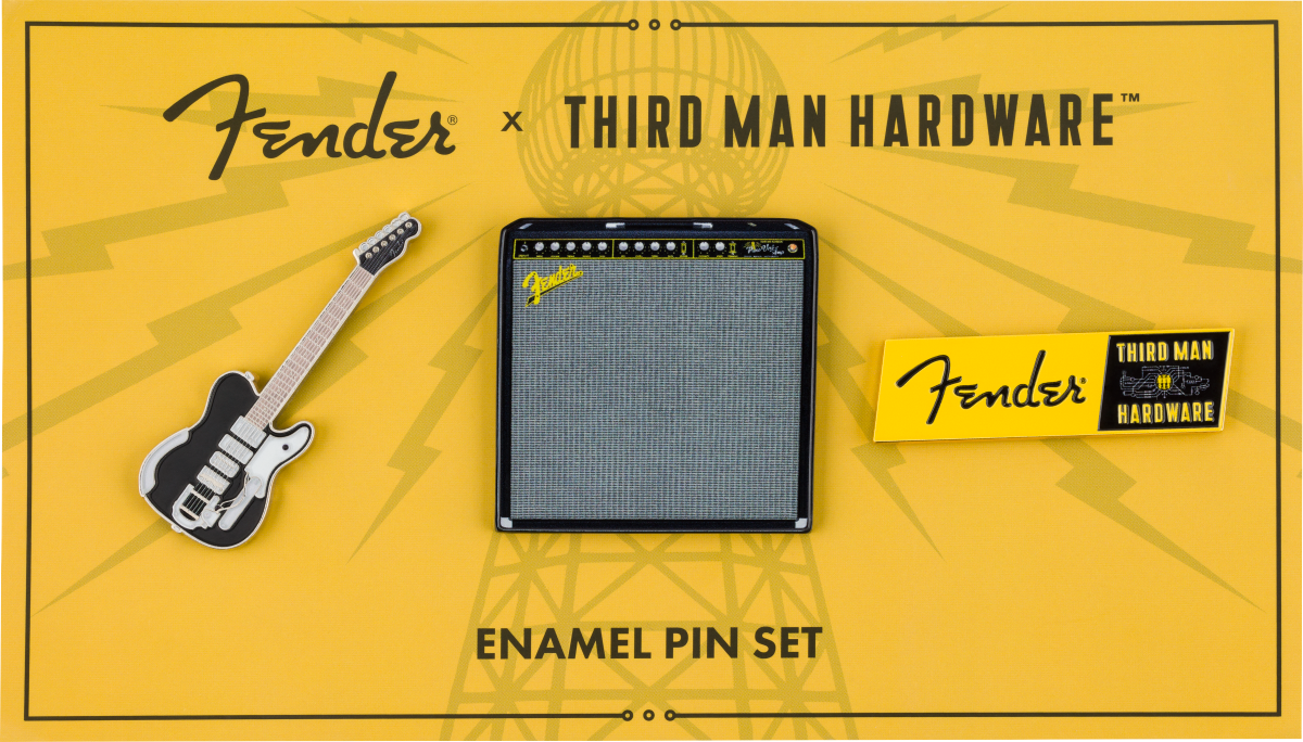 Fender Fender x Third Man Hardware Lapel Pin Set