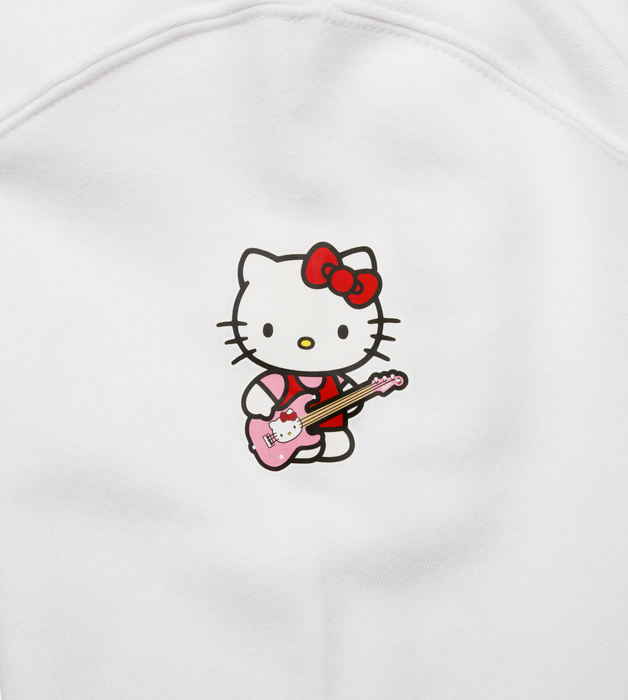 Fender x Hello Kitty White Sleeve Logo Hoodie, L