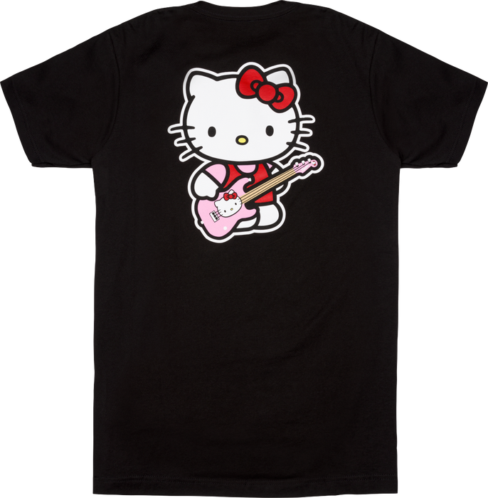 Fender x Hello Kitty Black Back Logo Tee, S