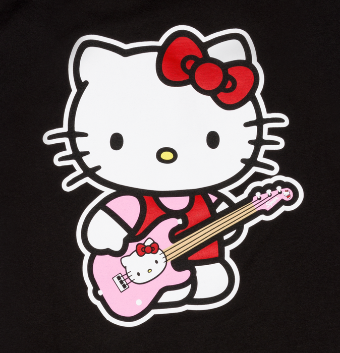 Fender x Hello Kitty Black Back Logo Tee, S