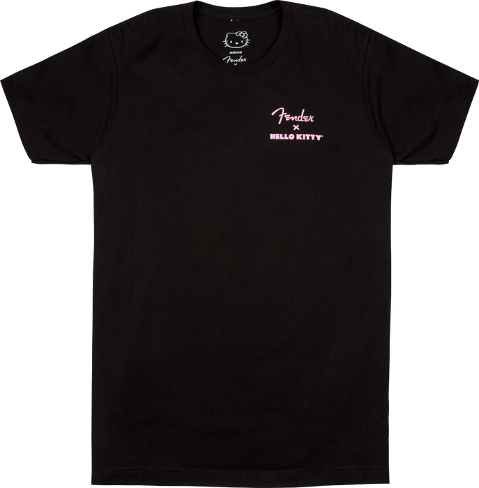 Fender x Hello Kitty Black Back Logo Tee, S