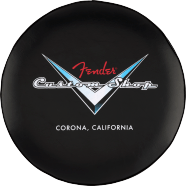 Fender Fender Custom Shop Chevron Logo Barstool, Black/Chrome, 30"