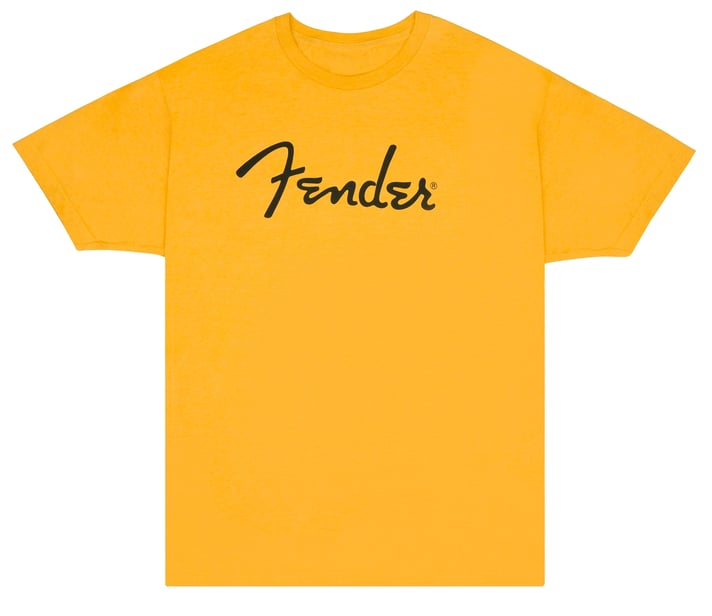 Fender Fender Spaghetti Logo T-Shirt, Butterscotch, XXL