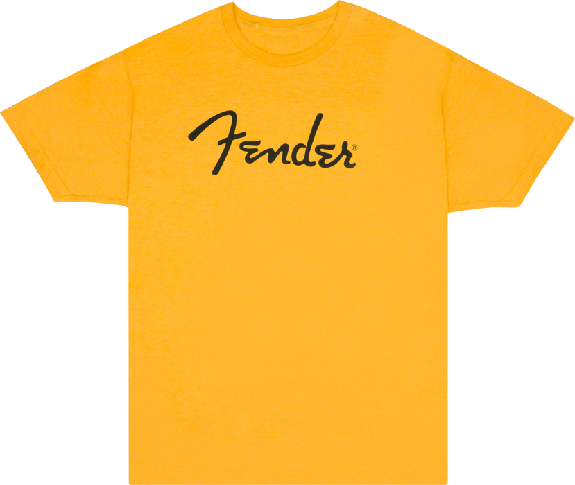 Fender Fender Spaghetti Logo T-Shirt, Butterscotch, M