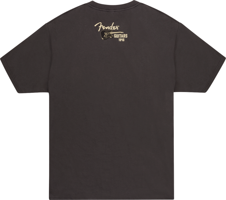 Fender Wings To Fly T-Shirt, Vintage Black - XXL