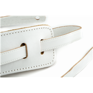 Gretsch Gretsch Vintage Leather Guitar Strap, Vintage White