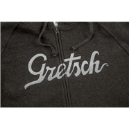 Gretsch Gretsch Script Logo Hoodie, Gray, S