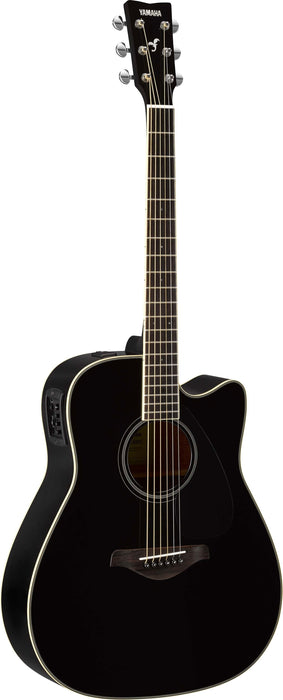 Yamaha FGX820C BL Cutaway Acoustic Guitar - Black