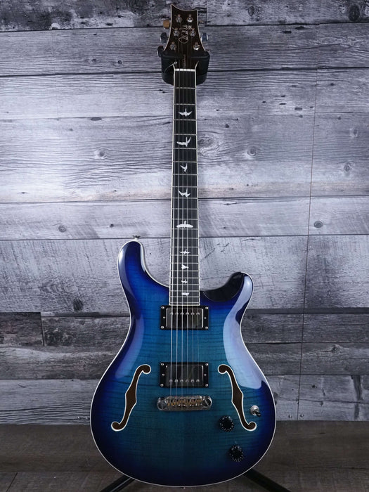 PRS SE Hollowbody II Faded Blue Burst w/Hardshell Case - Used