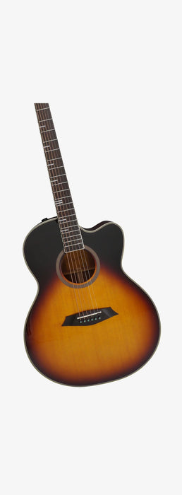 Sire Larry Carlton A4-G Grand Auditorium Acoustic / Electric Guitar, Vintage Sunburst