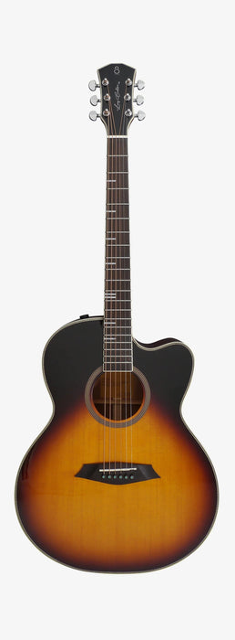 Sire Larry Carlton A4-G Grand Auditorium Acoustic / Electric Guitar, Vintage Sunburst