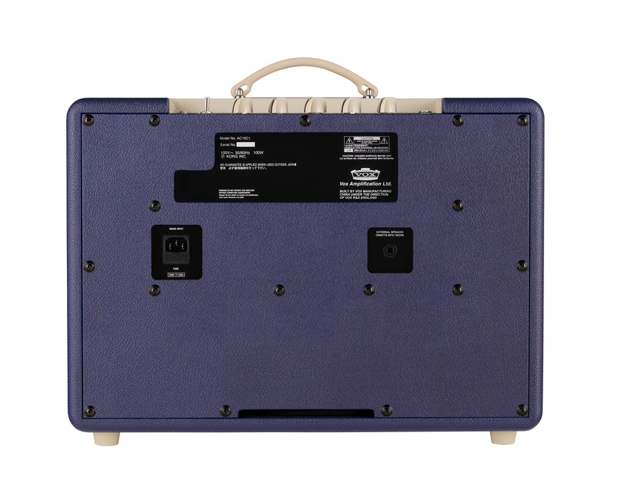 Vox Limited Edition Custom 1X10'' 10-Watt Tube Combo Amp, Blue & Cream