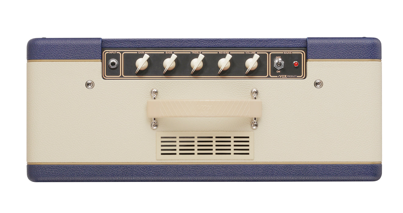 Vox Limited Edition Custom 1X10'' 10-Watt Tube Combo Amp, Blue & Cream
