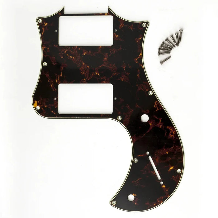 PRS Standard 24 S2 Pickguard, 4-Ply Tortoise, Mint, Black