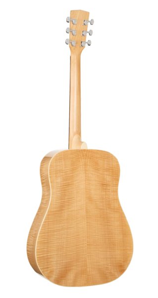 Cort AD-FM Dreadnought Flamed Maple Acoustic Guitar, Natural Gloss