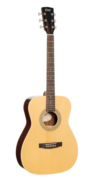 Cort AF-RW Concert Rosewood Acoustic Guitar, Natural Gloss