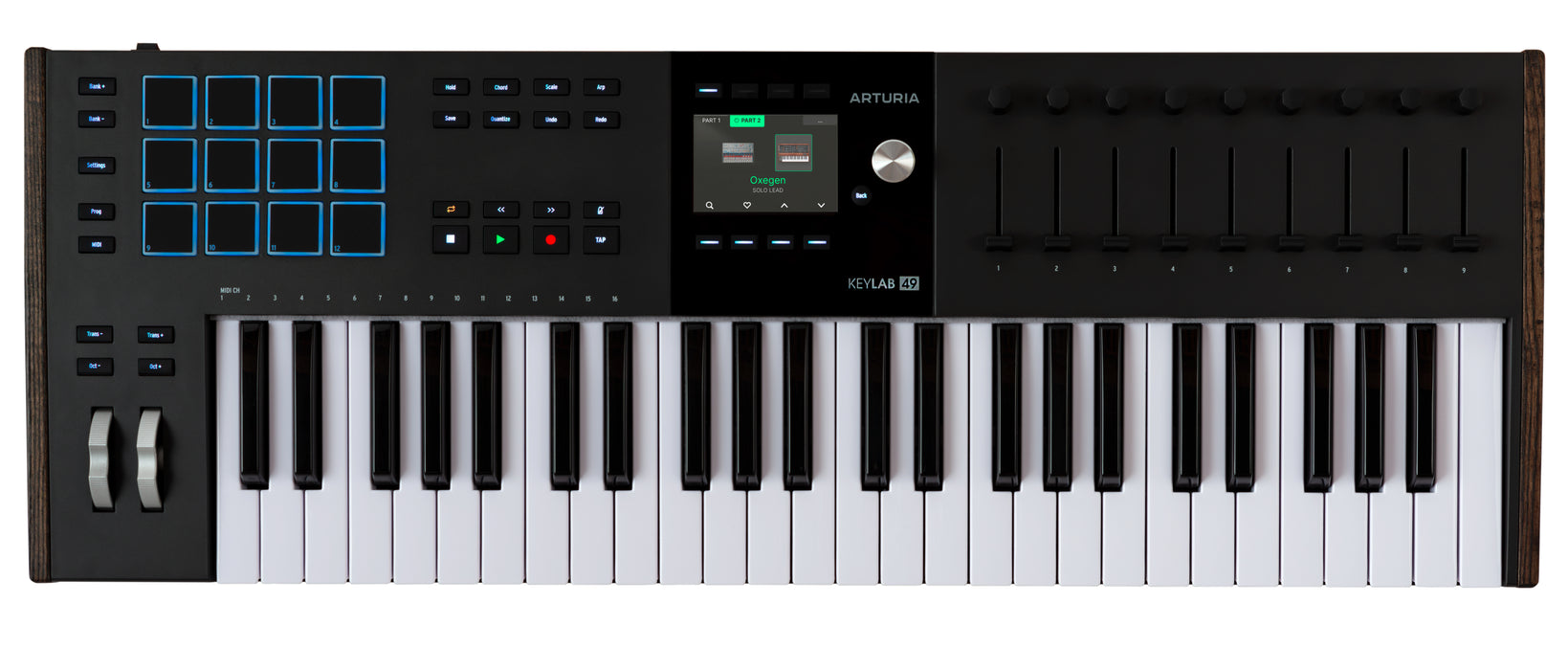 Arturia KeyLab 49 MK3 Universal MIDI Controller Keyboard, Black