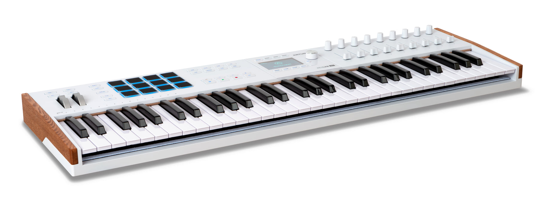 Arturia KeyLab 61 MK3 Universal MIDI Controller Keyboard, White