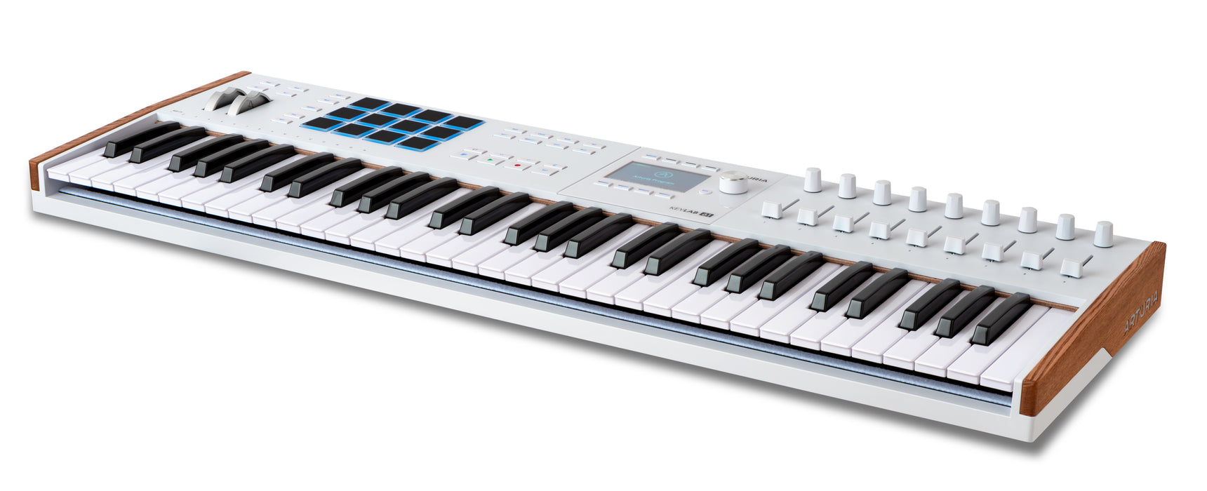 Arturia KeyLab 61 MK3 Universal MIDI Controller Keyboard, White