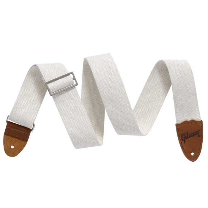 Gibson Canvas Strap, White