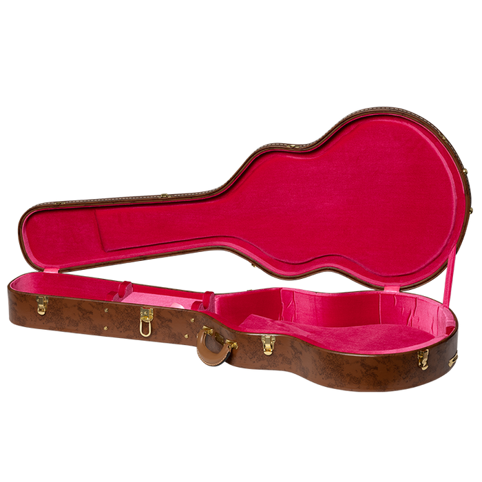 Gibson Lifton Historic 335 Hardshell Case, Brown/Pink