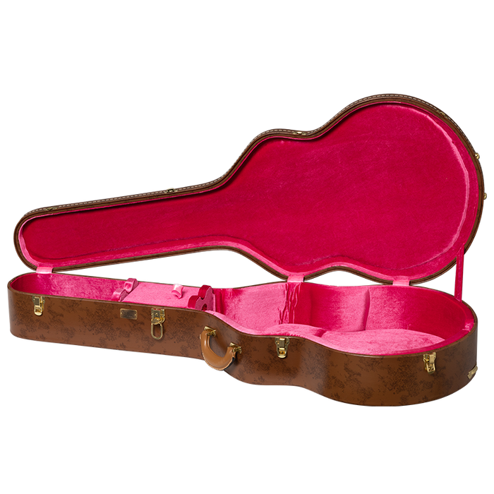 Gibson Lifton Historic J-185 Hardshell Case, Brown/Pink