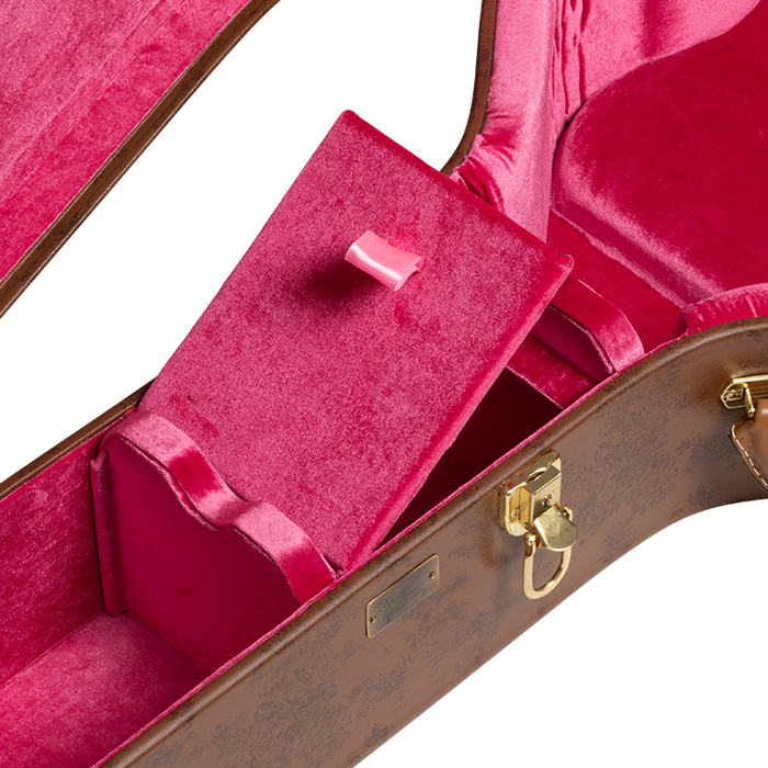 Gibson Lifton Historic J-185 Hardshell Case, Brown/Pink