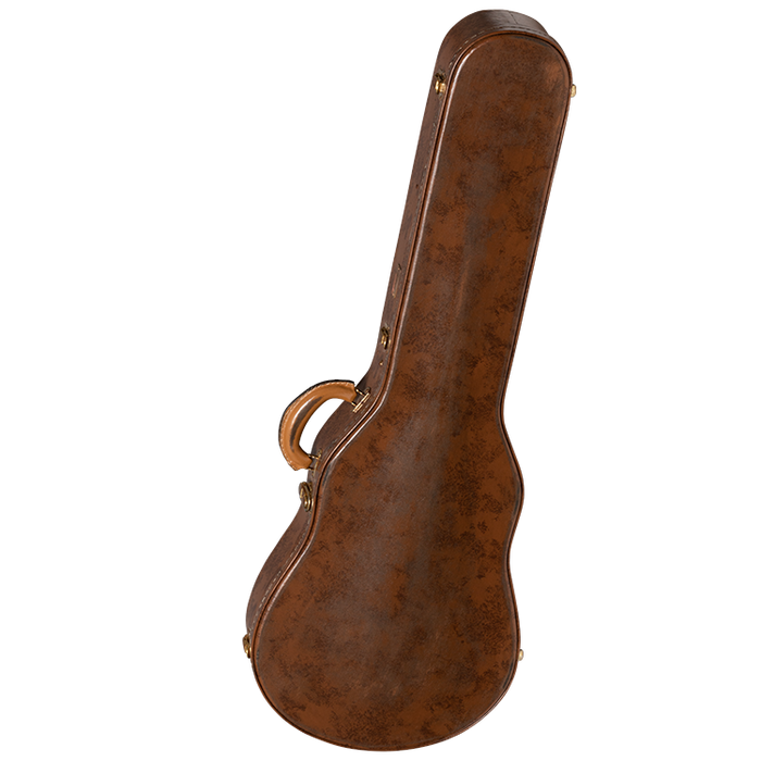 Gibson Lifton Historic "5-Latch" Les Paul Aged Hardshell Case, Brown/Pink