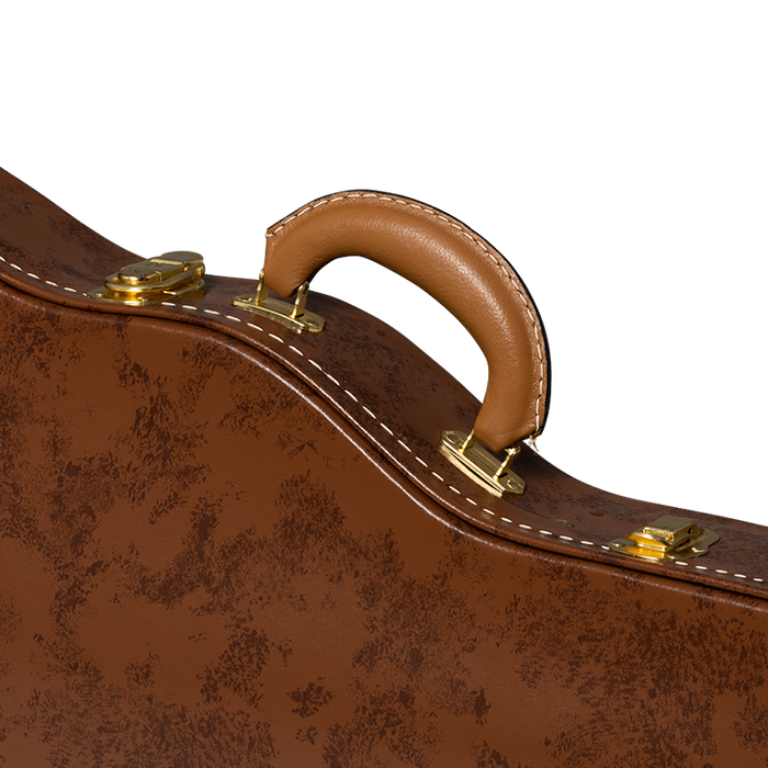 Gibson Lifton Historic "5-Latch" Les Paul Hardshell Case, Brown/Pink