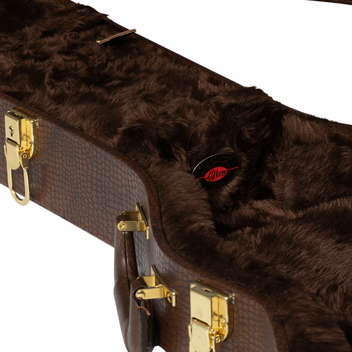 Gibson Lifton Historic "Gator" Les Paul Junior Hardshell Case, Brown
