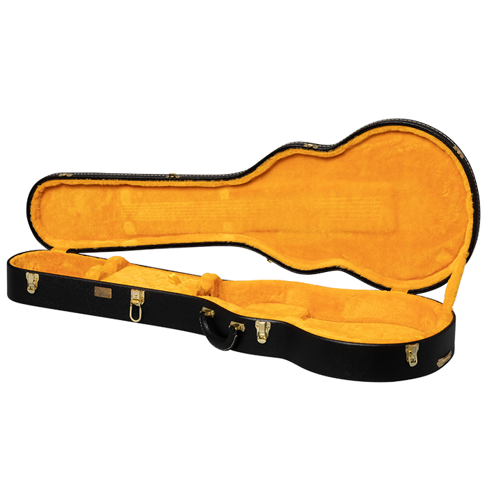 Gibson Lifton Historic Les Paul Hardshell Case, Black/Goldenrod