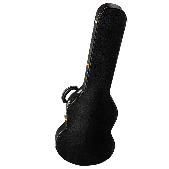 Gibson Lifton Historic SG Hardshell Case, Black/Goldenrod
