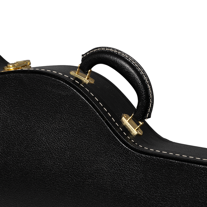 Gibson Lifton Historic SG Hardshell Case, Black/Goldenrod