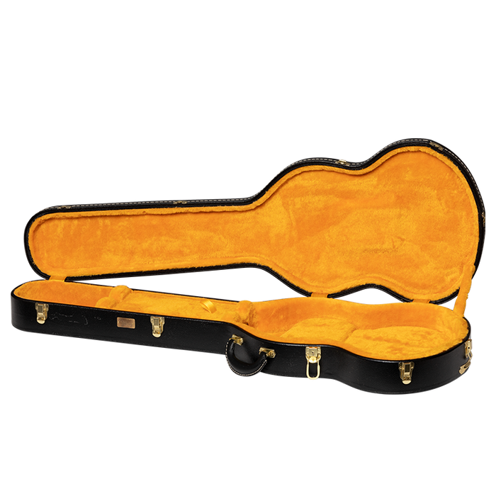 Gibson Lifton Historic SG Hardshell Case, Black/Goldenrod