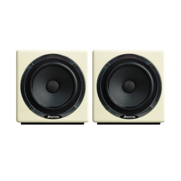 Avantone Pro AV-A Active MixCube Powered Full-Range Mini Reference Monitors, Retro-Cream (Pair)