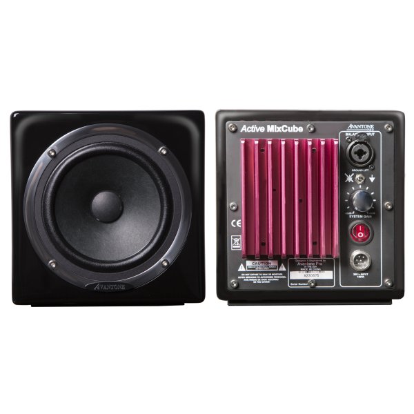 Avantone Pro AV-AB Active MixCube Powered Full-Range Mini Reference Monitors, Black (Pair)
