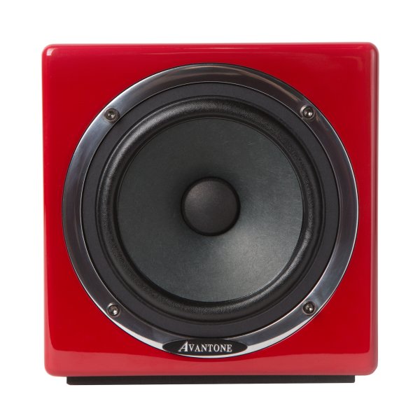 Avantone Pro AV-AREDMONO Active MixCube Powered Full-Range Mini Reference Monitors, Red (Single)