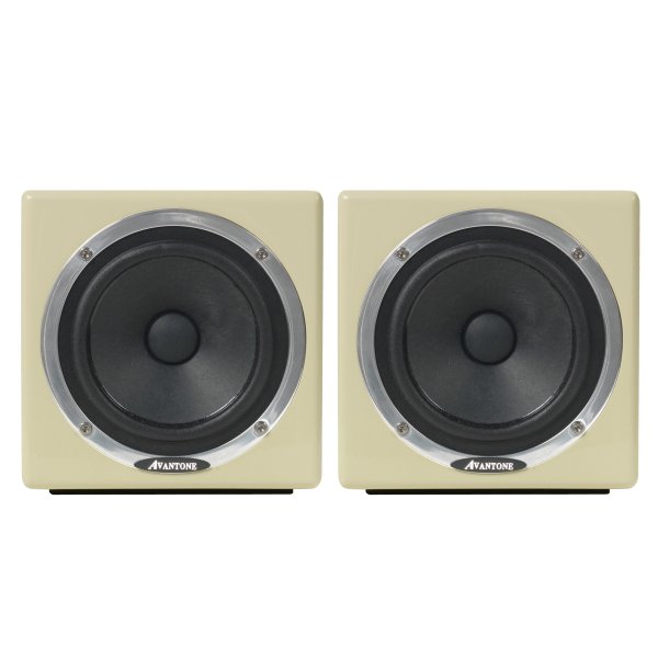 Avantone Pro AV-P MixCubes Full-Range Mini Reference Monitors, Retro-Cream (Pair)