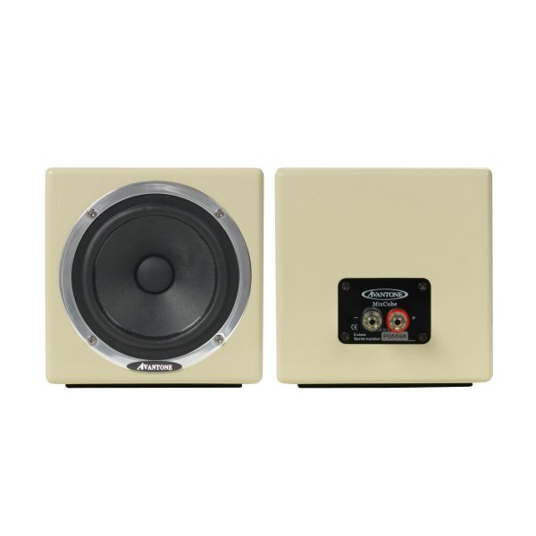 Avantone Pro AV-P MixCubes Full-Range Mini Reference Monitors, Retro-Cream (Pair)