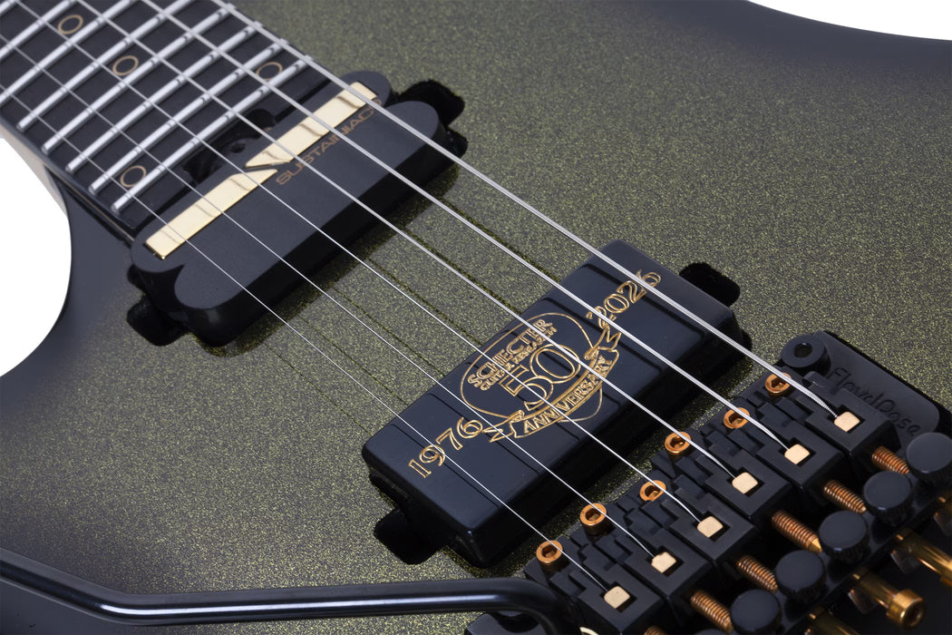 Schecter Avenger FR-S 50th Anniversary Left-Handed, Gold Burst