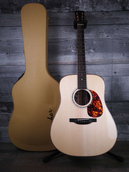 Boucher SG-52-M Studio Goose Indian Rosewood Dreadnought, Master Grade Pack