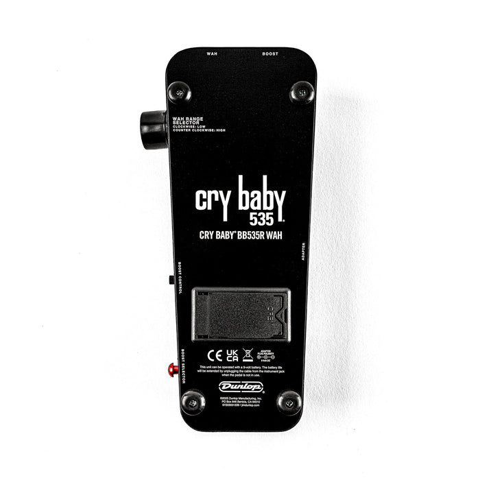 Dunlop BB535R Cry Baby BB535 Wah Reissue