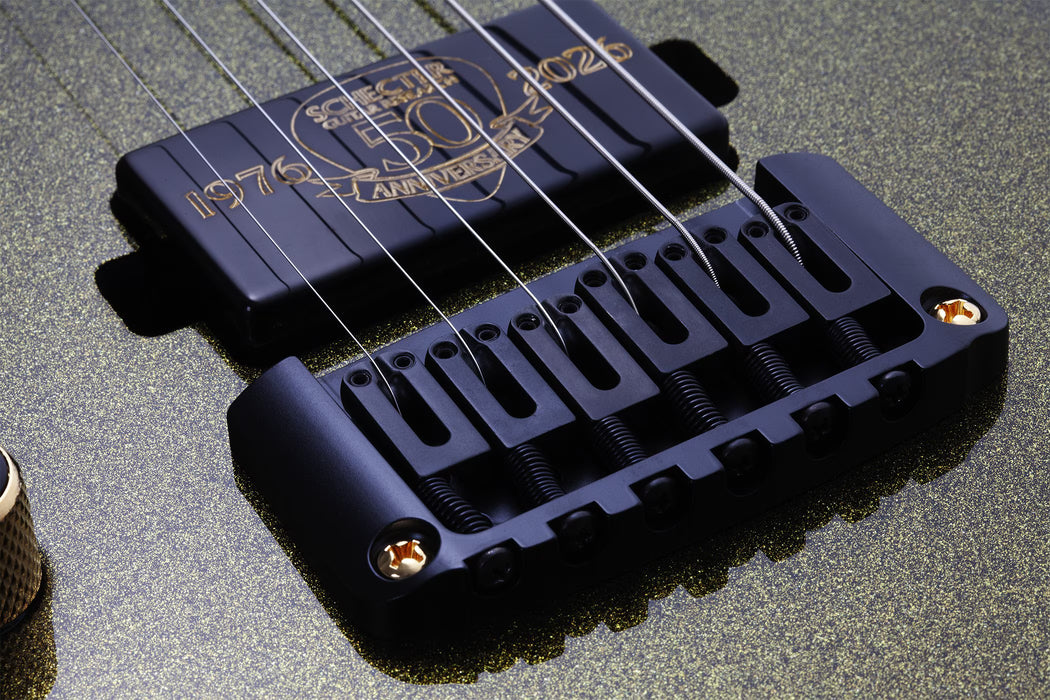 Schecter C-1 50th Anniversary Left-Handed, Gold Burst