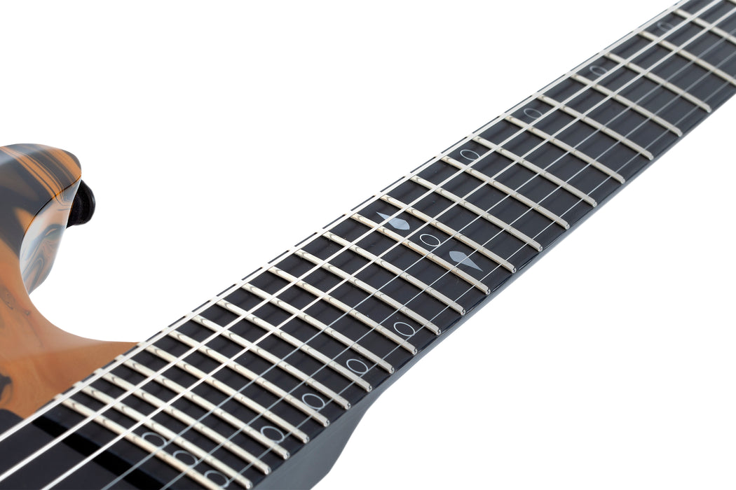 Schecter C-1 Hydro Dip 6-String Electric Guitar, Golden Eclipse